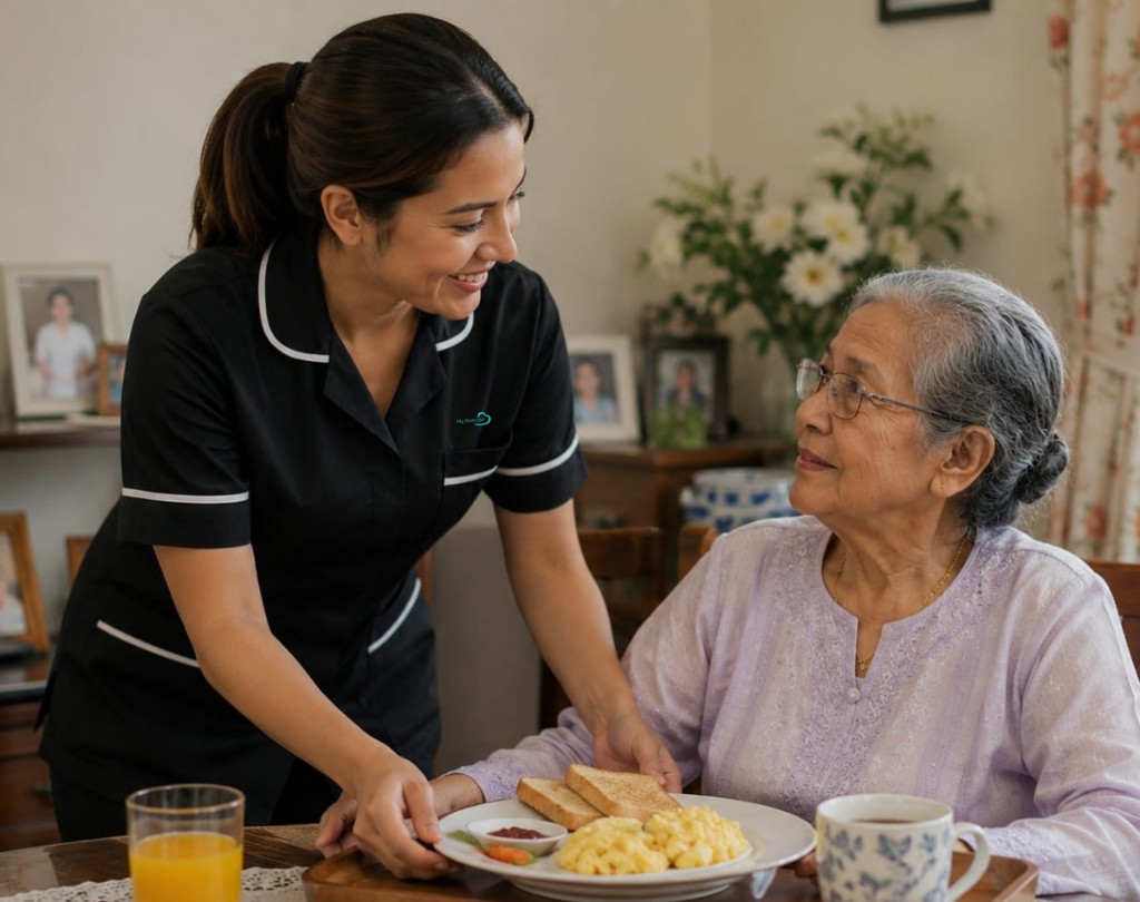 Home care team supporting families in Newham